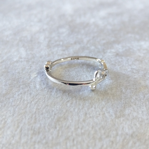 🔥LAST 1🔥NEW STERLING SILVER 2IN1 REVERSIBLE LOVE-HEART RING - Picture 6 of 9